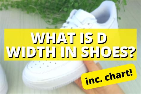 shoe width d men's means